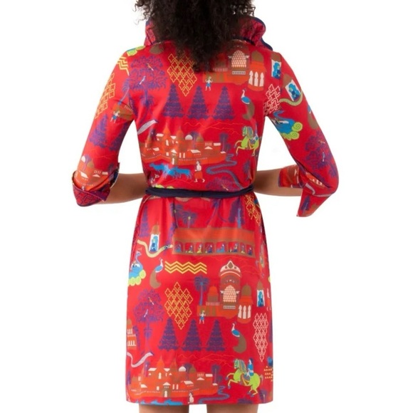 🌸 Gretchen Scott Ruff Neck Dress - Picture 3 of 10